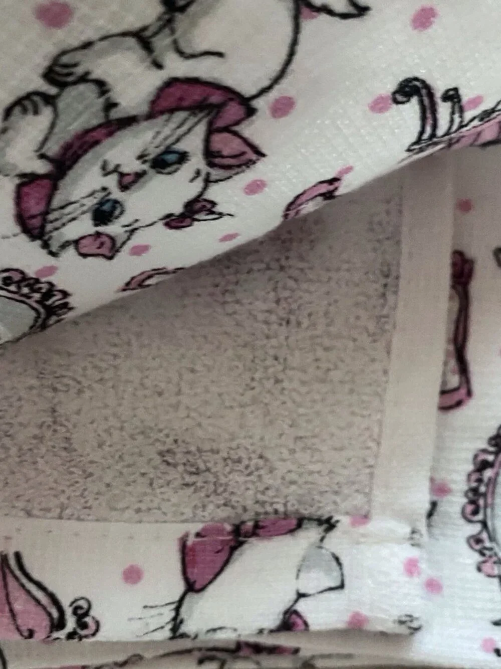 2 Pk Disney The Aristocats‎ Marie Crown Mirror Gift Kitchen Towels 16” X 26” NEW
